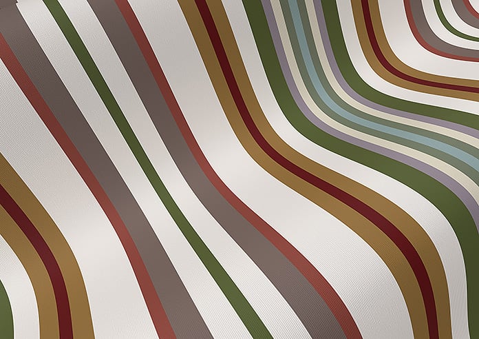 The British Stripe Co. Elizabeth, Highlands No.1 - Roller Blind - Image 4